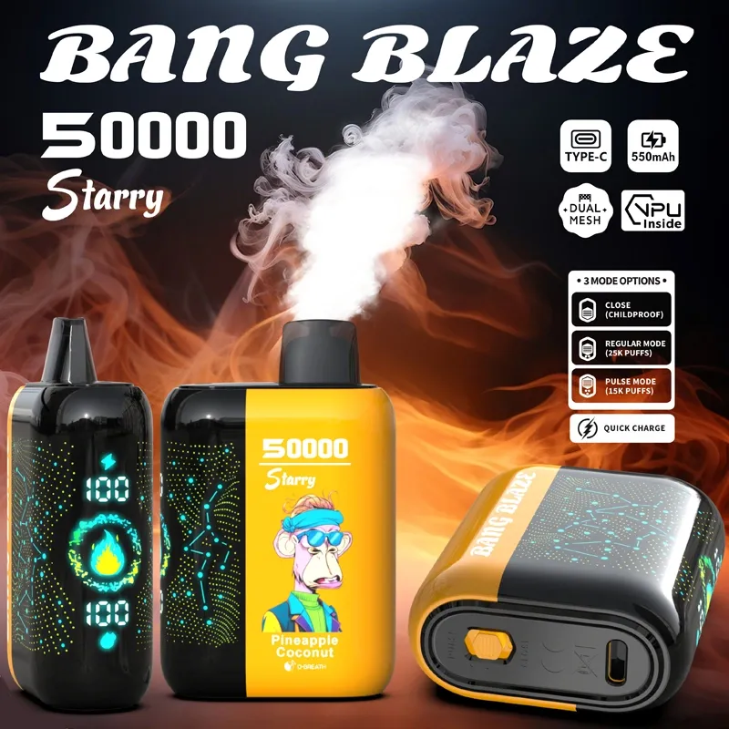 ব্যাং ব্লেজ 50000 পাফস ডিসপোজেবল ভ্যাপ