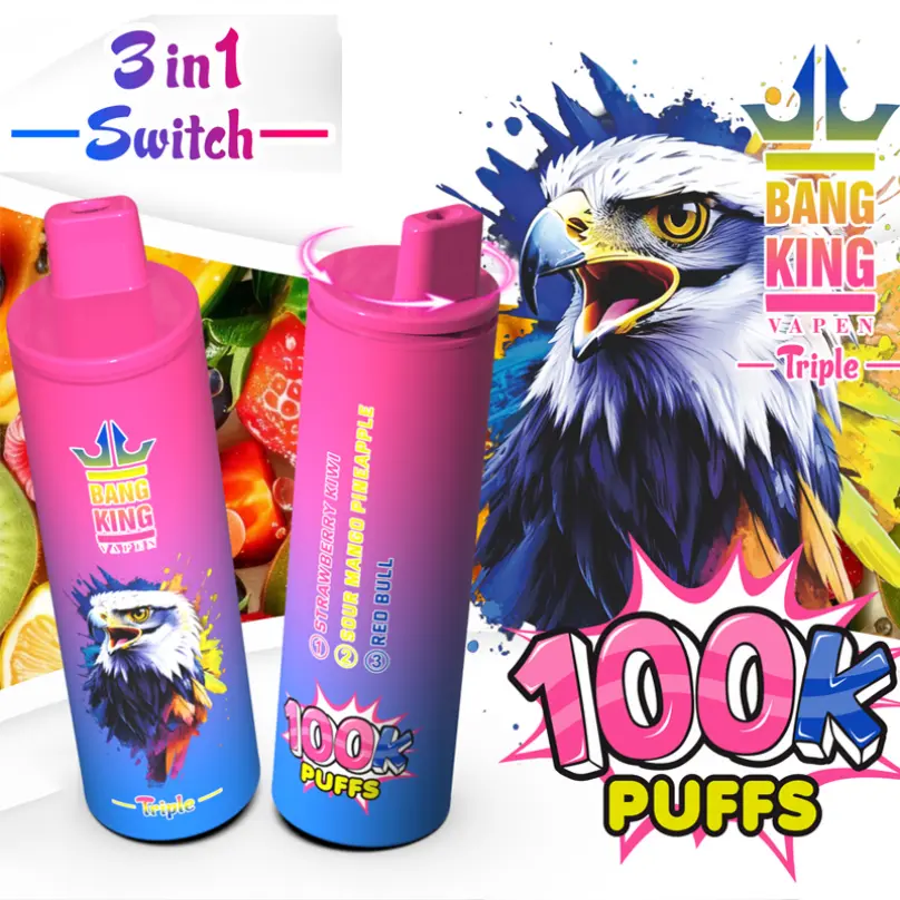 Bang King 100K Puffs 3 in 1 Vape Pen 100000 পাইকারি