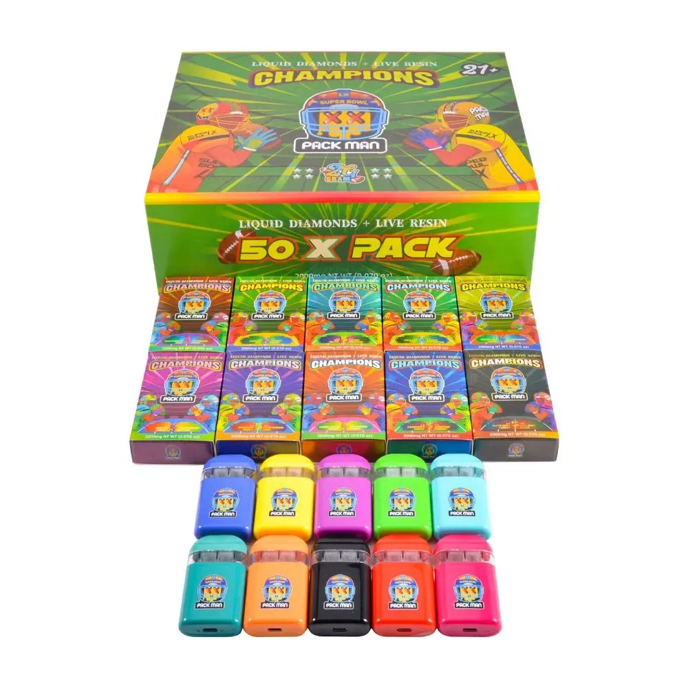 খালি Packmn X NFL ডুয়াল চেম্বার ডিসপোজেবল 2g